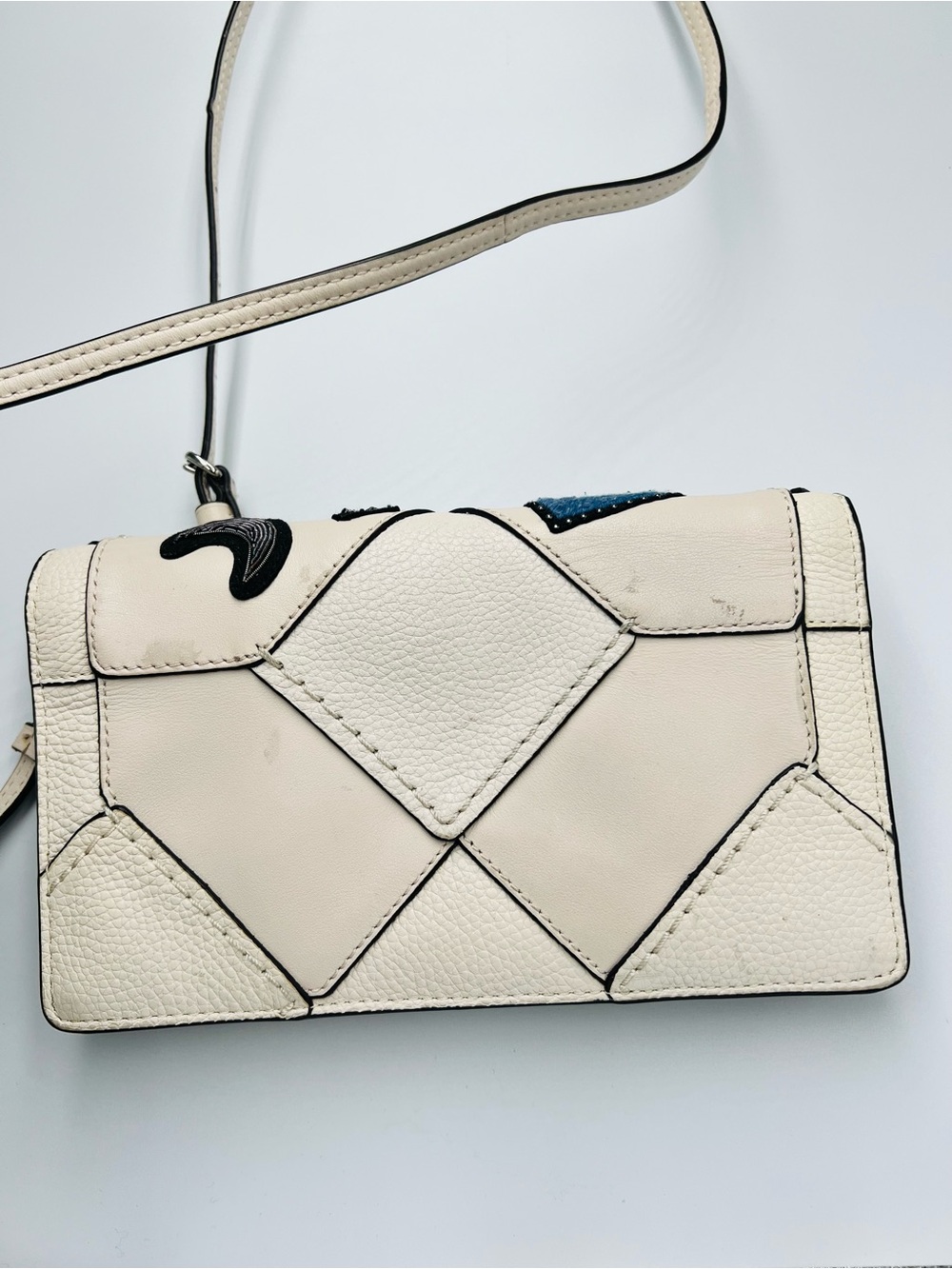 Coach Embellished Canyon Quilt Foldover Crossbody Bag - Picture 2 of 10